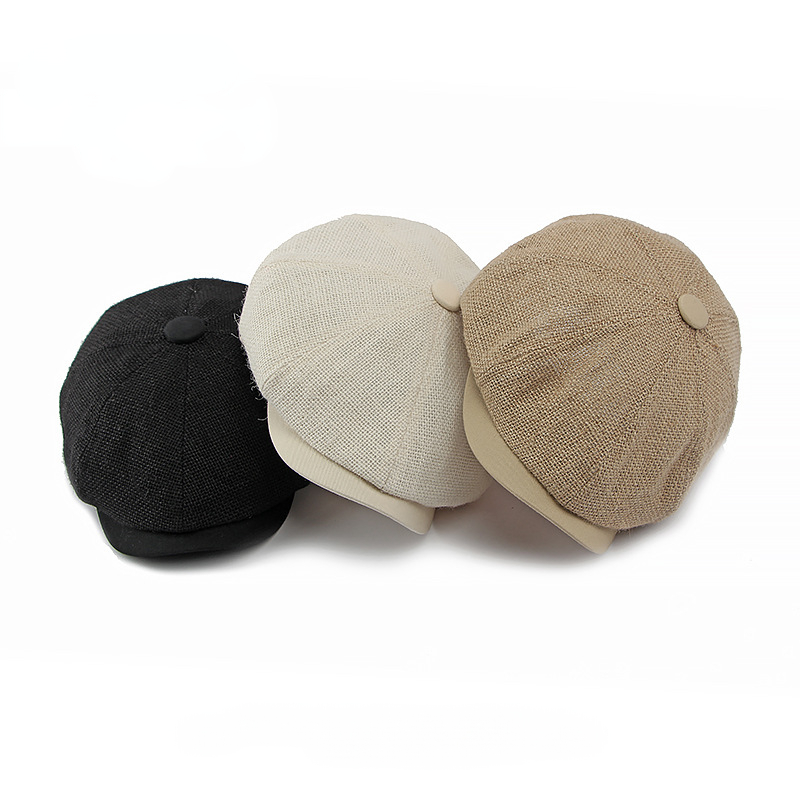 Linen Crown Cap